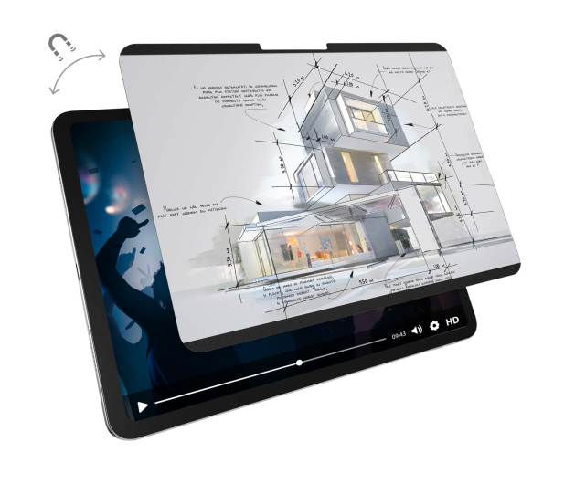MAGEASY EasyPaper Pro 2-in-1 do iPad Air 11"(Transparent) - 1415905 - zdjęcie